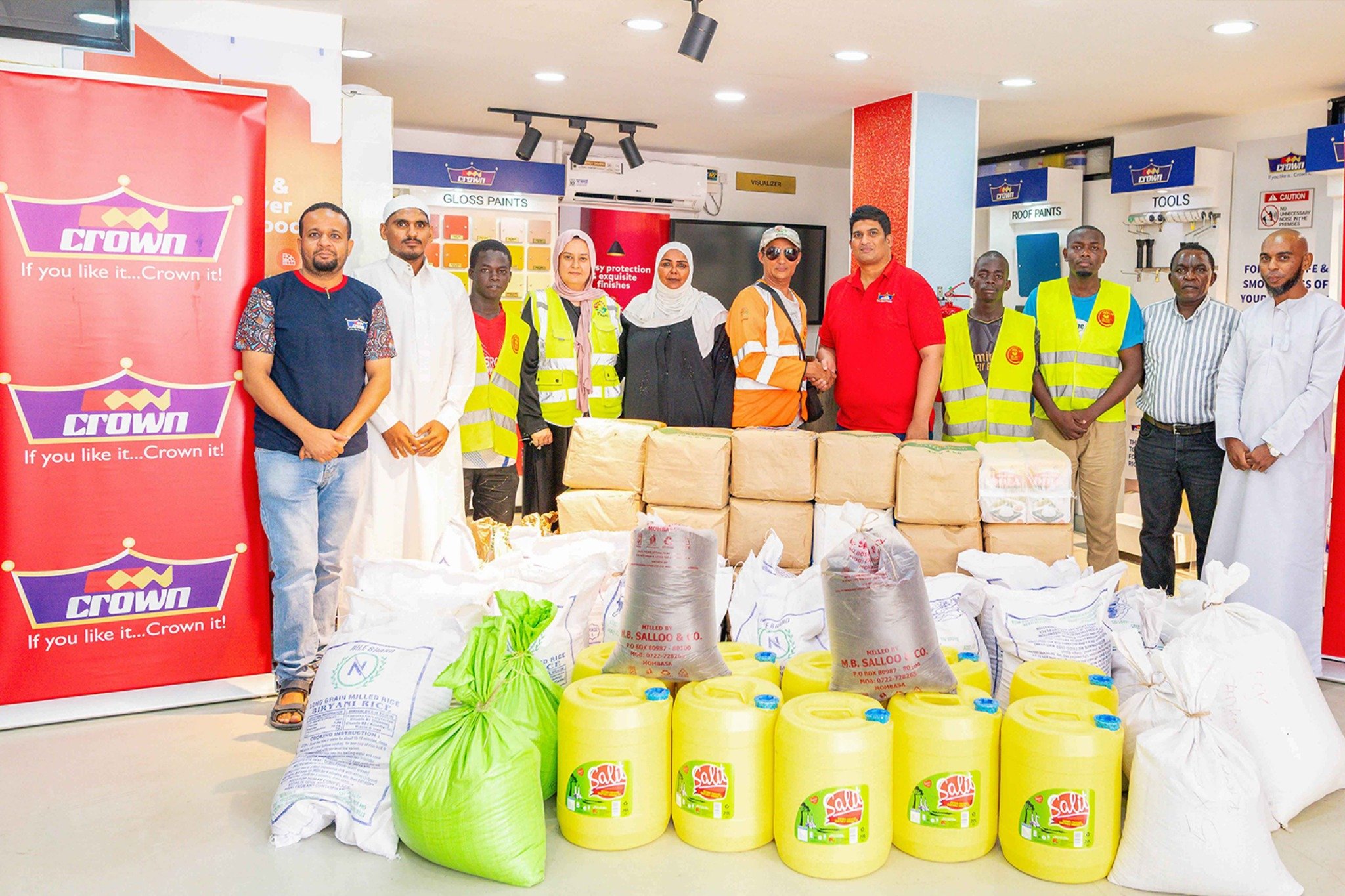 Crown Paints Kenya Donates Iftar Food Packages to Support Vulnerable Communities in Mombasa