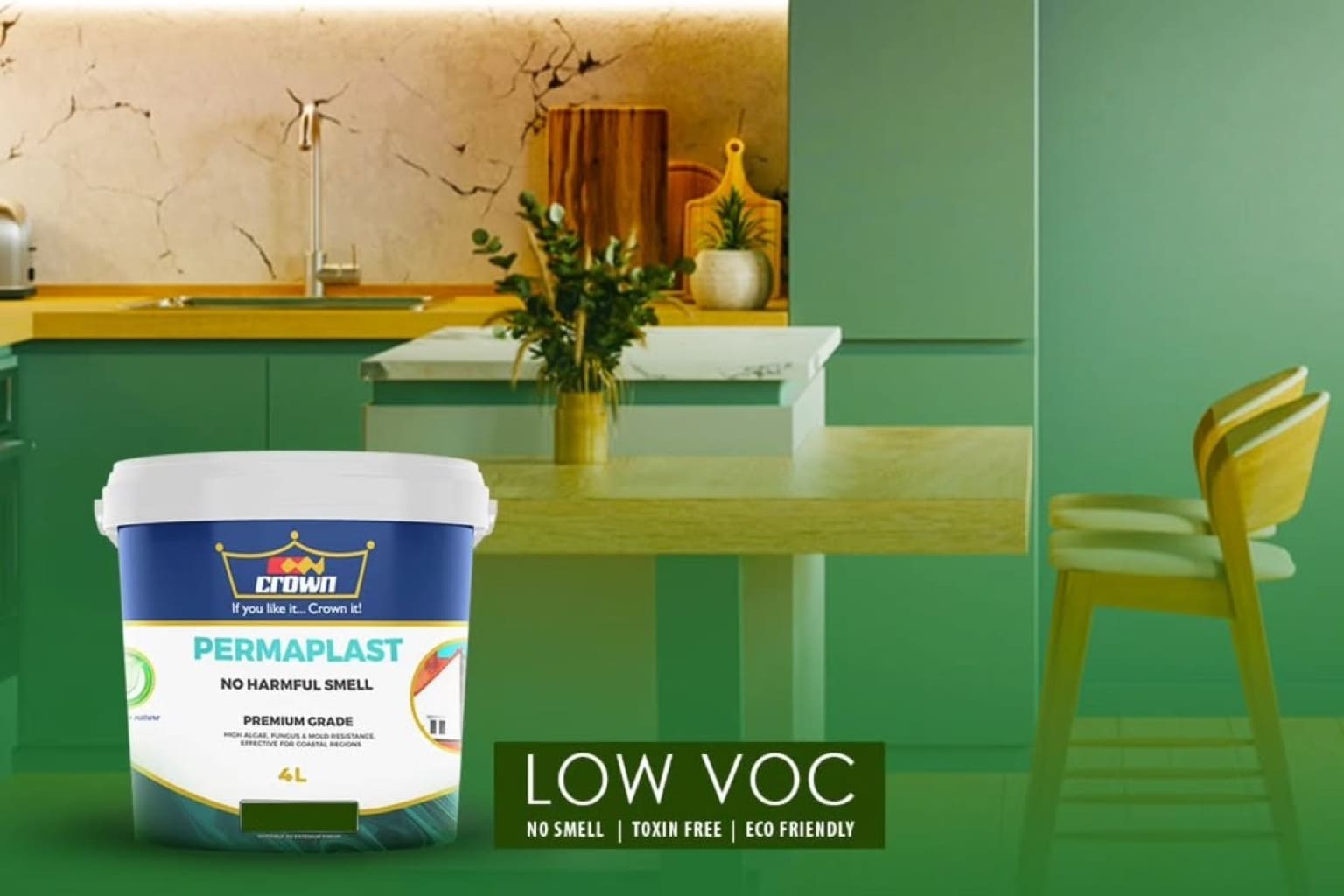 Crown Paints: Leading The Way with LOW VOC Paints