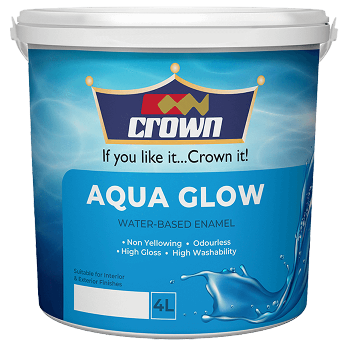 Photo of Crown Aqua Glow (Water-Based Enamel)