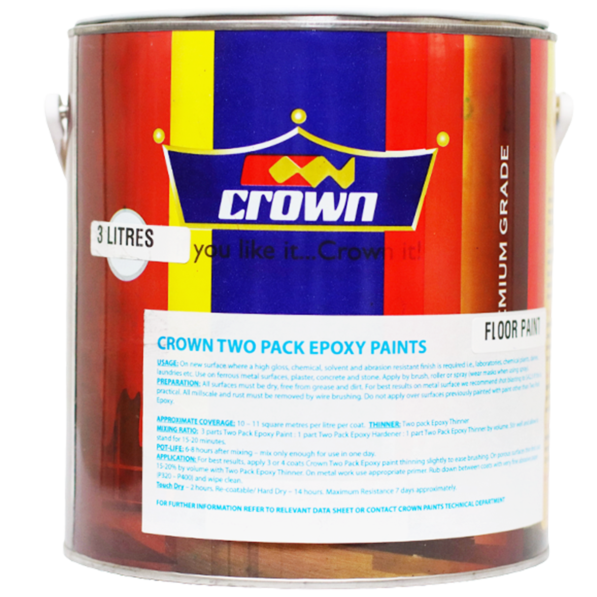 Photo of Crown Two Pack Epoxy Floor Paint