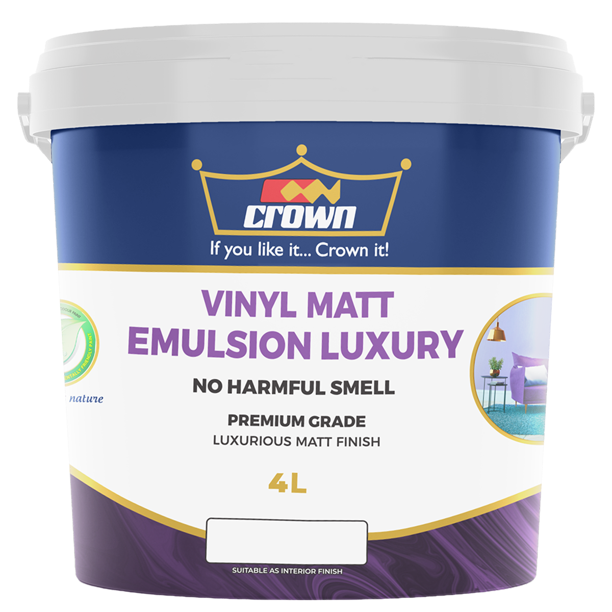 Photos of Crown Vinyl Matt Luxury Emulsion