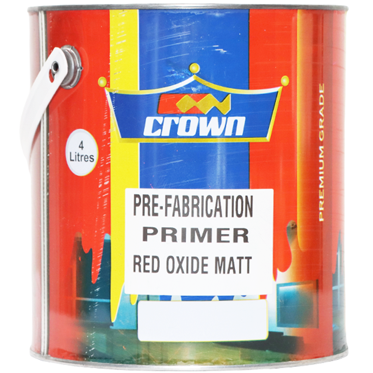 Photo of Crown Pre-fabrication Primer Red Oxide Matt